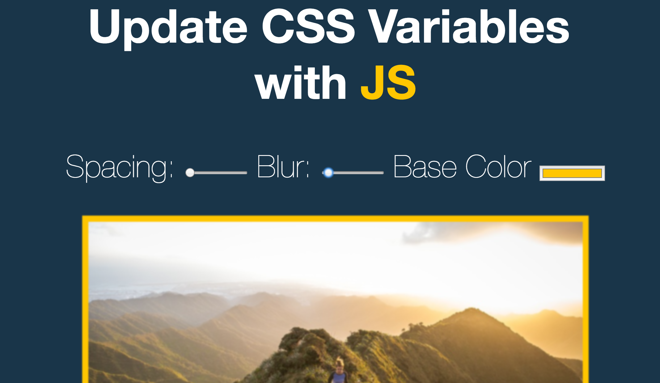 CSS Variables and JS